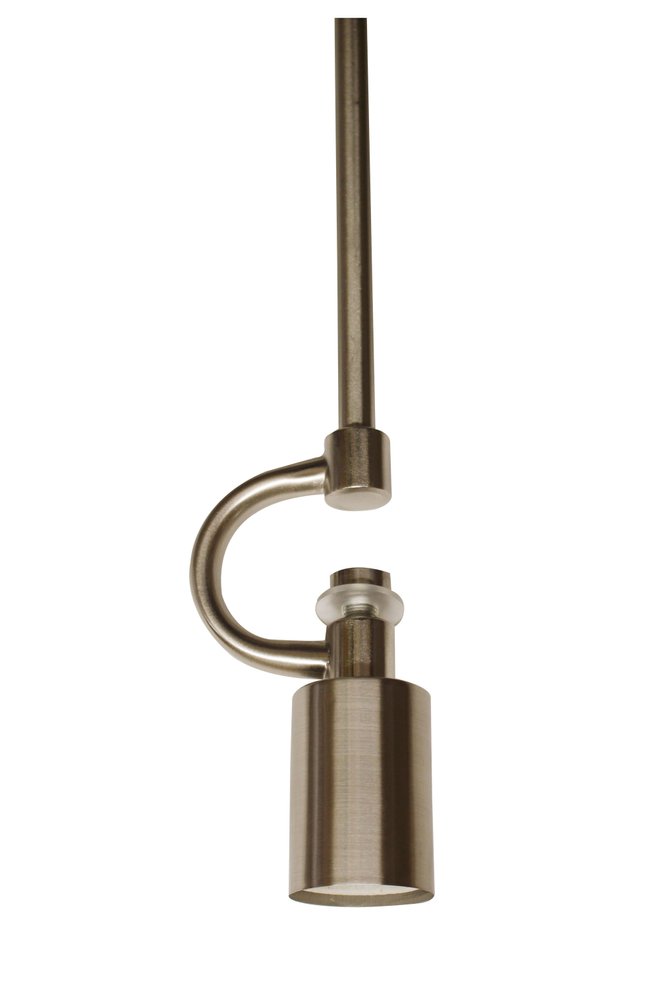 Nickel Bulb Metal Chandelier — view 1