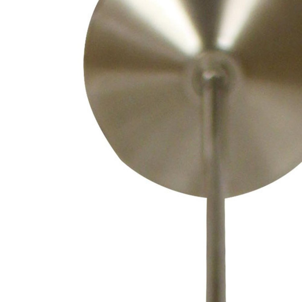 Nickel Bulb Metal Chandelier — view 5