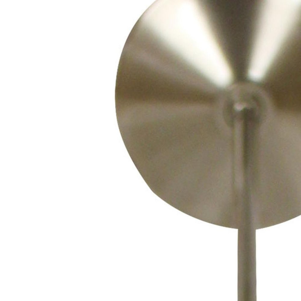Nickel Bulb Metal Chandelier — view 8