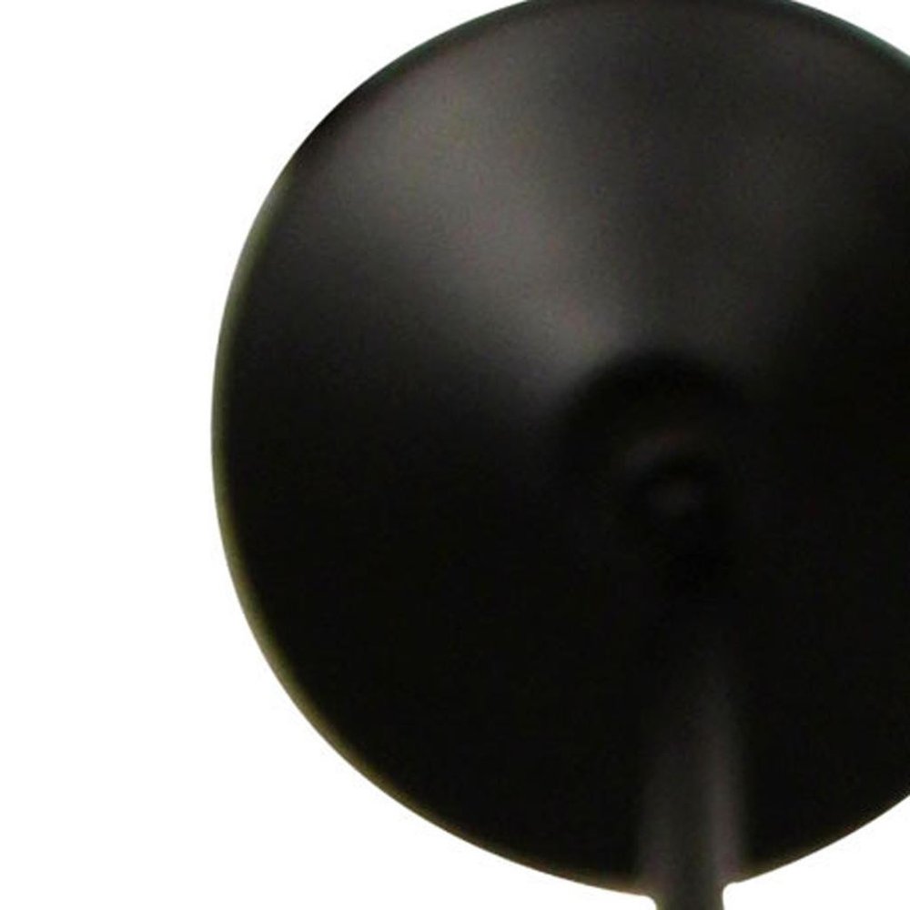 Black Bulb Metal Chandelier — view 5