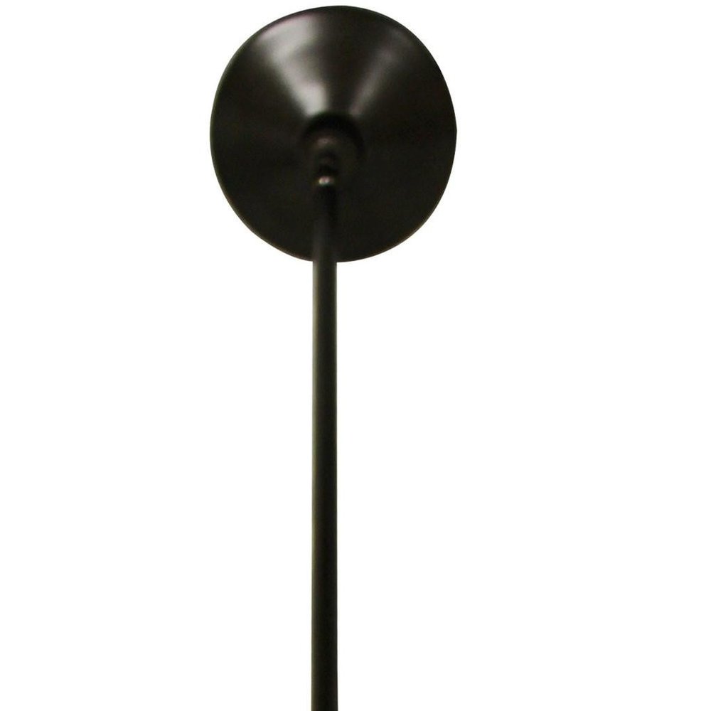 Bronze Bulb Three Light Metal Chandelier — view 6