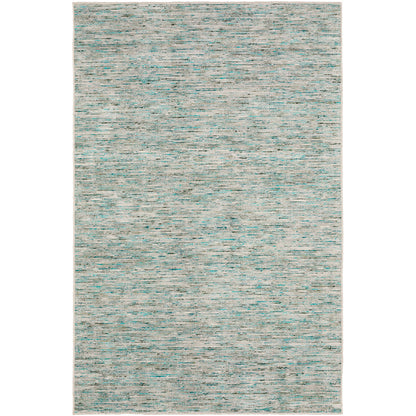 12' X 18' Green Wool Hand Loomed Handmade Area Rug