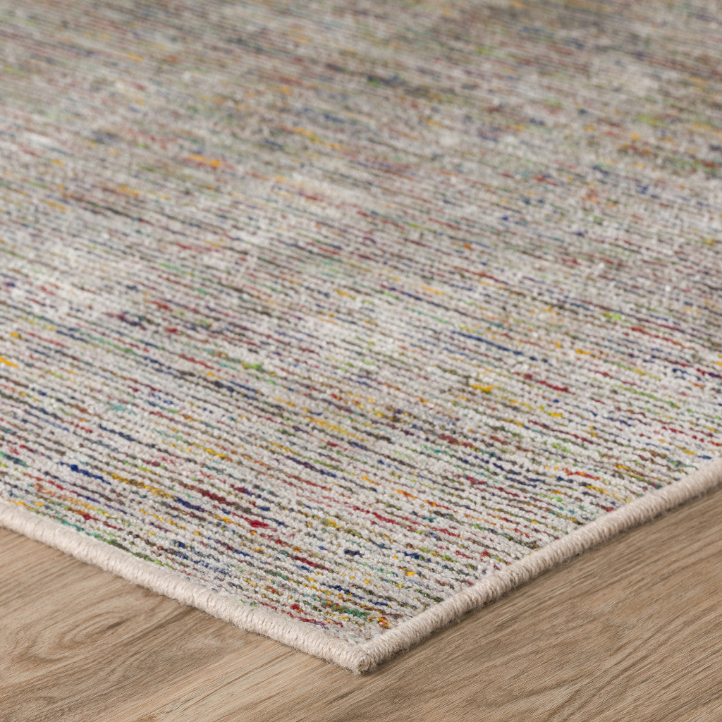 3' X 10' Multi-color Wool Hand Loomed Runner Rug