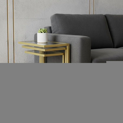 24" Chrome Glass Rectangular End Table HomeRoots