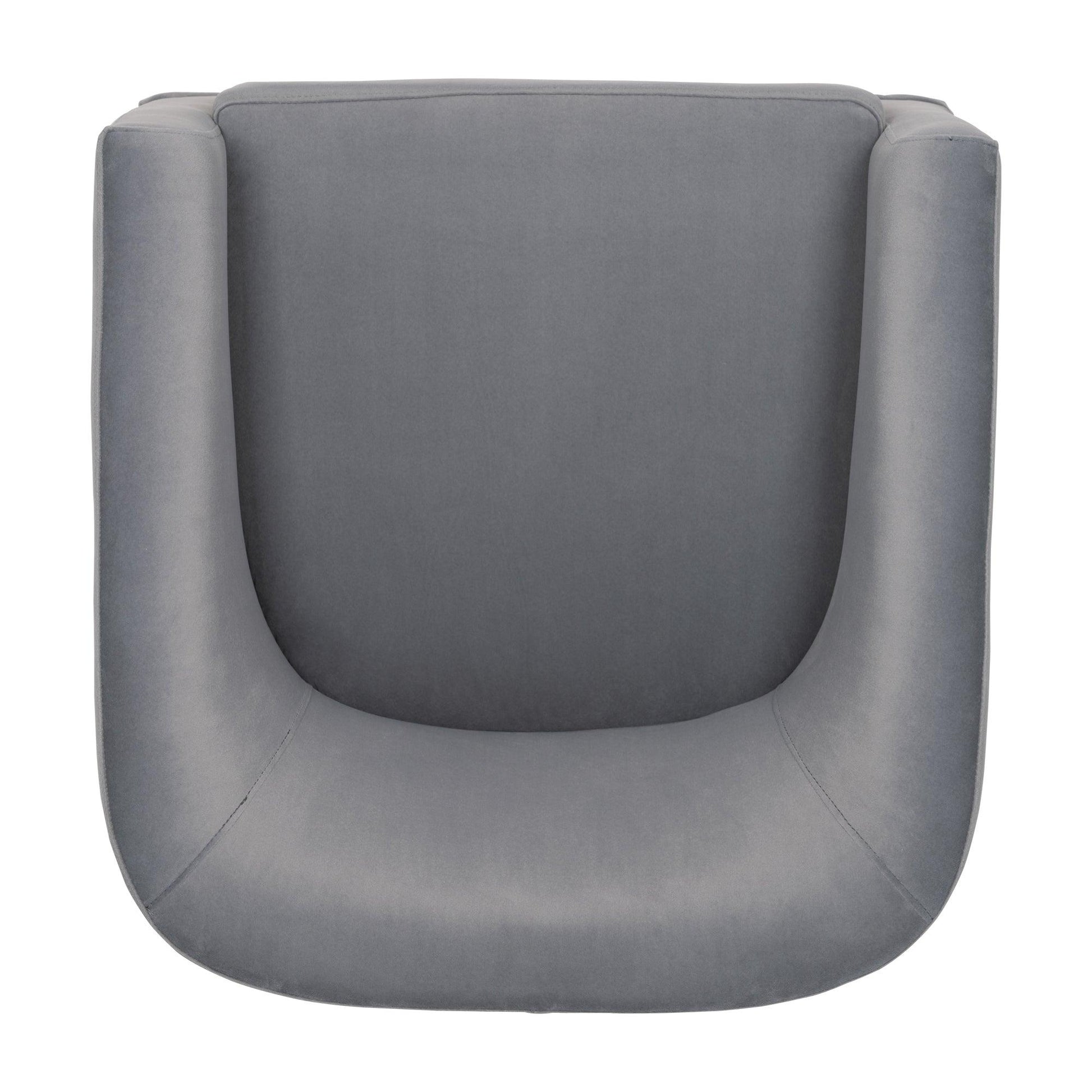 27.36" Wide Swivel Chair Gray - FurniFindUSA