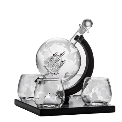 Creative Globe Decanter Set - FurniFindUSA