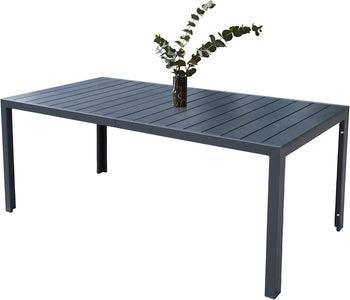 71" Aluminum Frame Outdoor Dining Table Patio Rectangular Tea Table w/ PS Finish Tabletop - FurniFindUSA