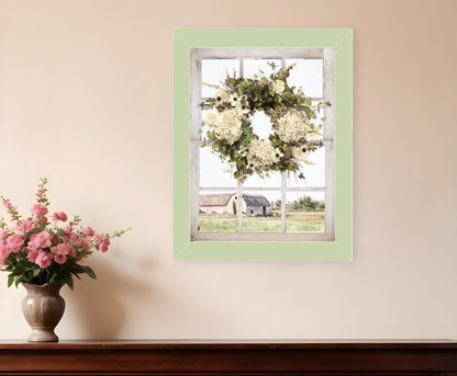 Pleasant View Light Green Framed Print Wall Art HomeRoots