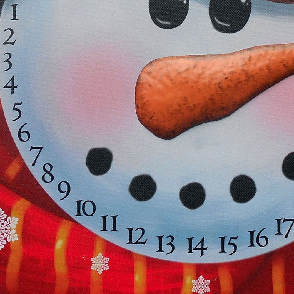 Count Down to Christmas Snowman Canvas Wrapped Canvas Print Wall Art HomeRoots