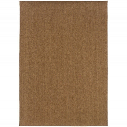2' X 4' Tan Stain Resistant Indoor Outdoor Area Rug HomeRoots