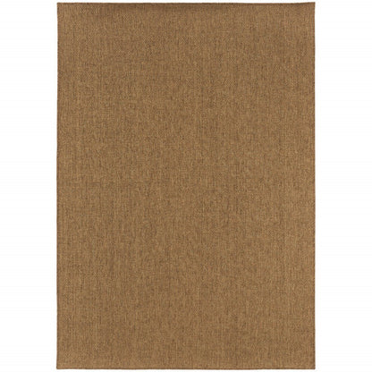 9' X 13' Tan Indoor Outdoor Area Rug HomeRoots