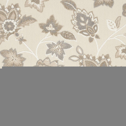 7' X 10' Beige Floral Non Skid Indoor Outdoor Area Rug HomeRoots
