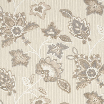 7' X 10' Beige Floral Non Skid Indoor Outdoor Area Rug HomeRoots