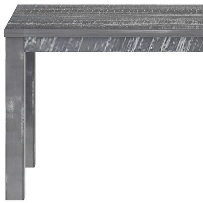 63" White Solid Wood Dining Table HomeRoots