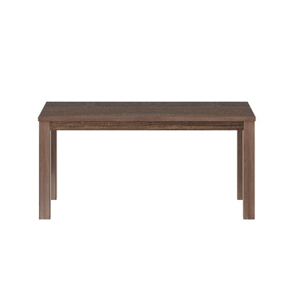 63" Espresso Solid Wood Dining Table HomeRoots