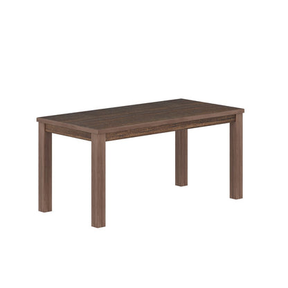 35" Espresso Solid Wood Dining Table HomeRoots