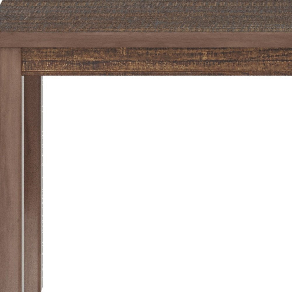 35" Espresso Solid Wood Dining Table HomeRoots