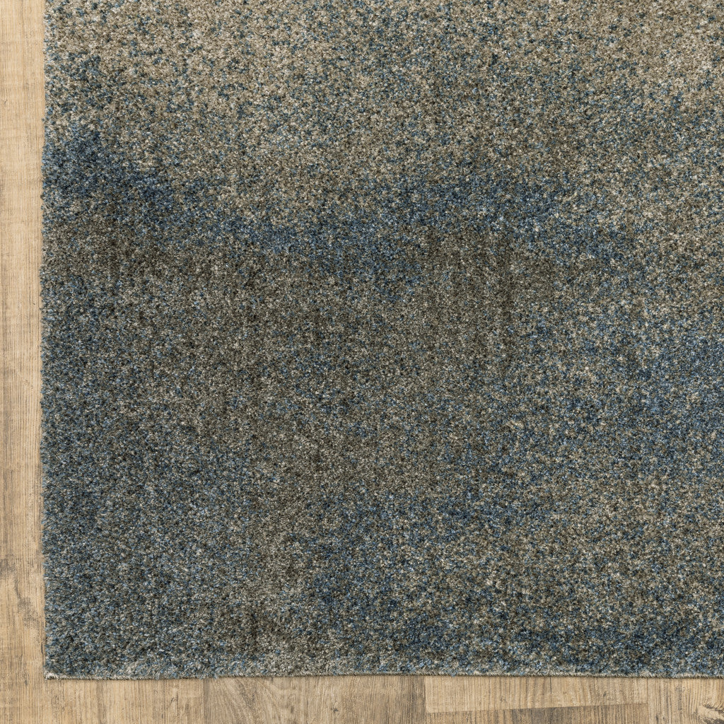 3' X 5' Gray Abstract Power Loom Area Rug