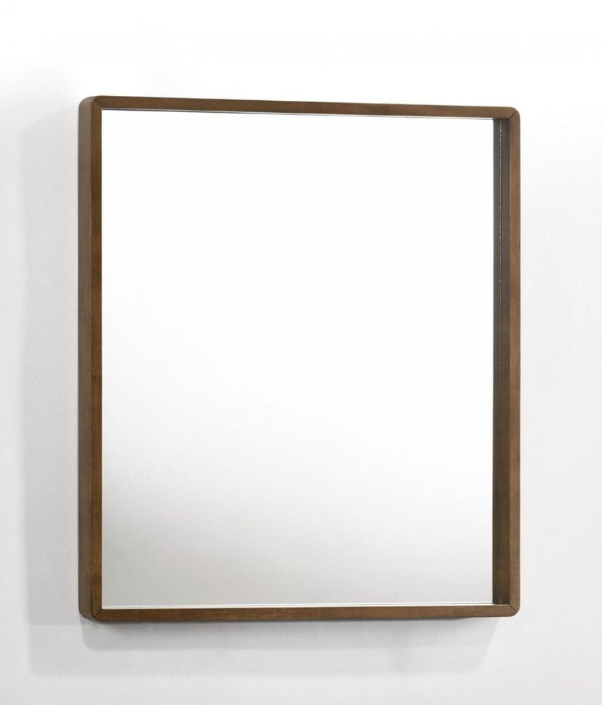 40" Brown Wood Framed Accent Mirror HomeRoots