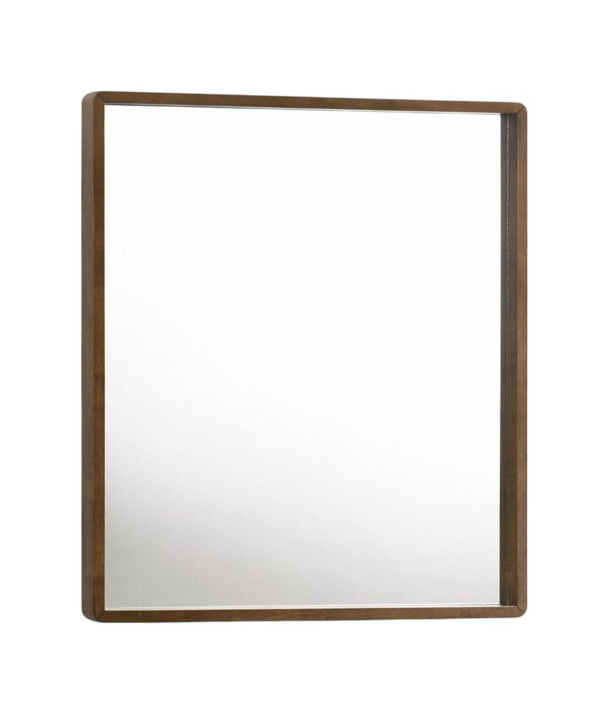 40" Brown Wood Framed Accent Mirror HomeRoots