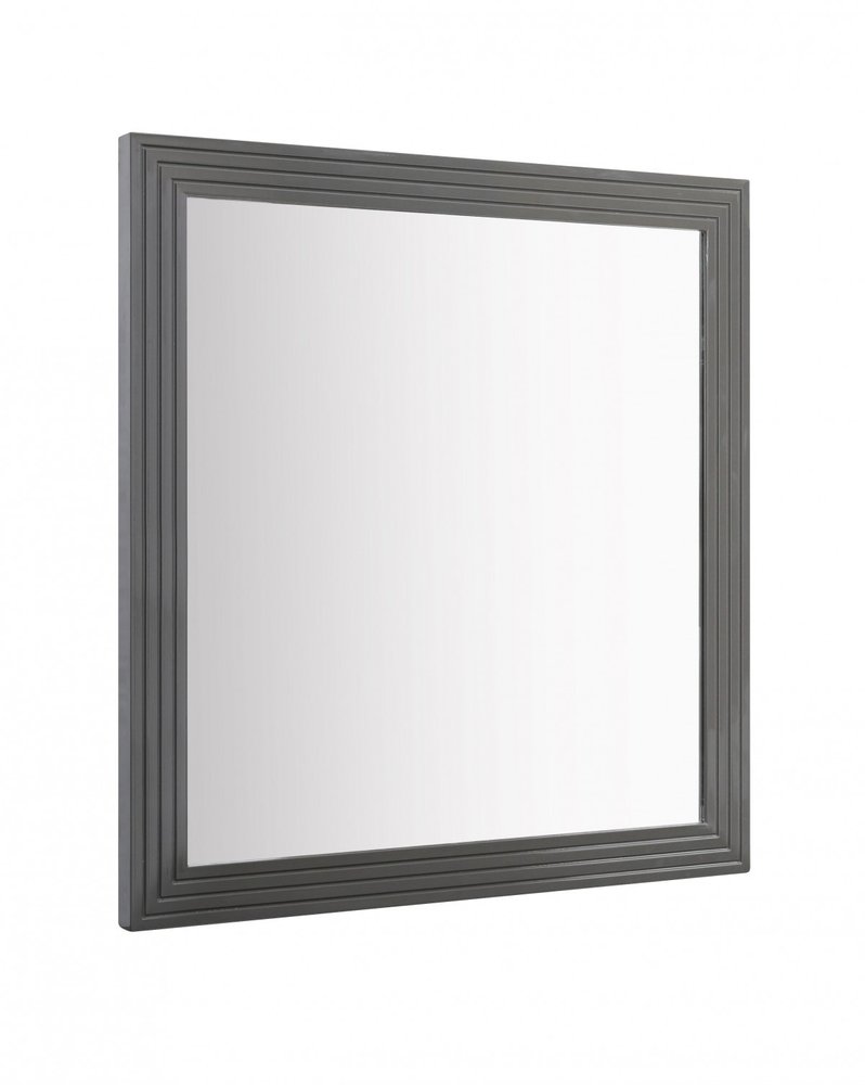 36" Gray Wood Framed Accent Mirror HomeRoots