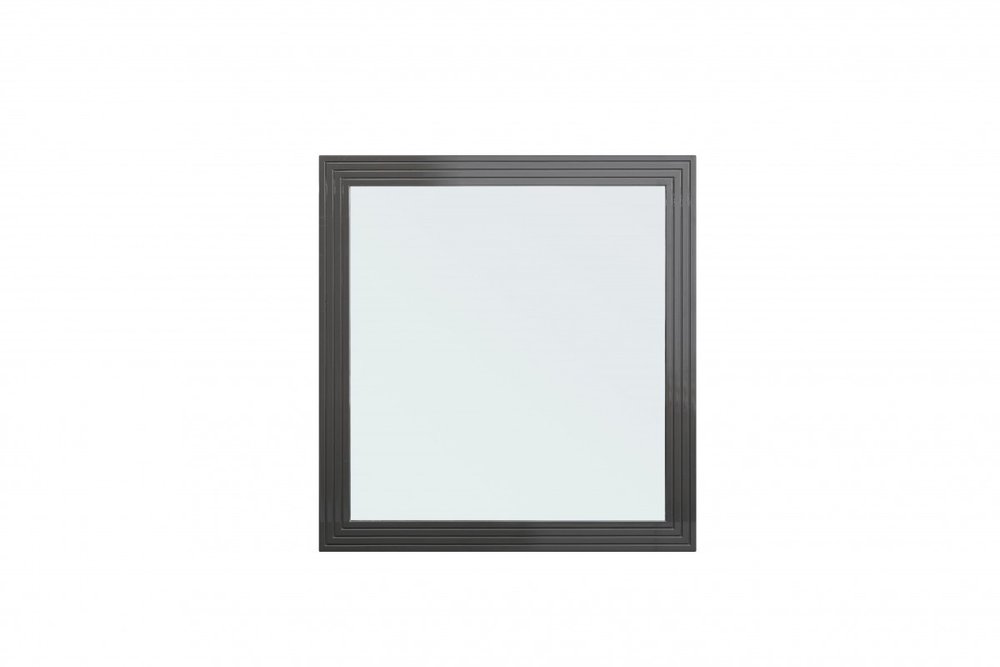 36" Gray Wood Framed Accent Mirror HomeRoots