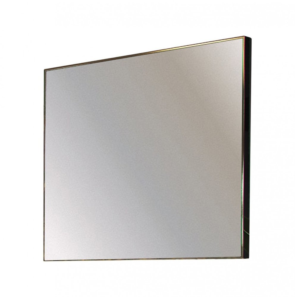 32" Gray Square Metal Framed Accent Mirror HomeRoots