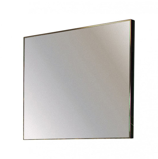 32" Gray Square Metal Framed Accent Mirror HomeRoots