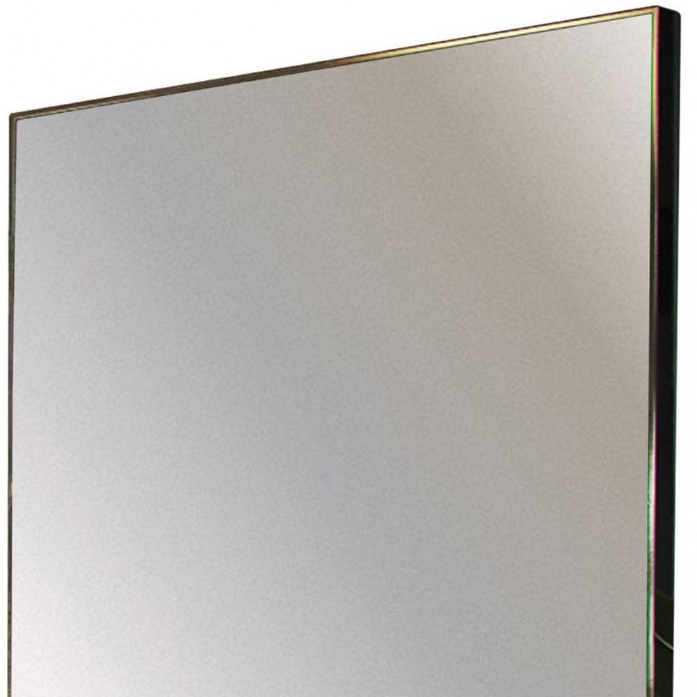 32" Gray Square Metal Framed Accent Mirror HomeRoots