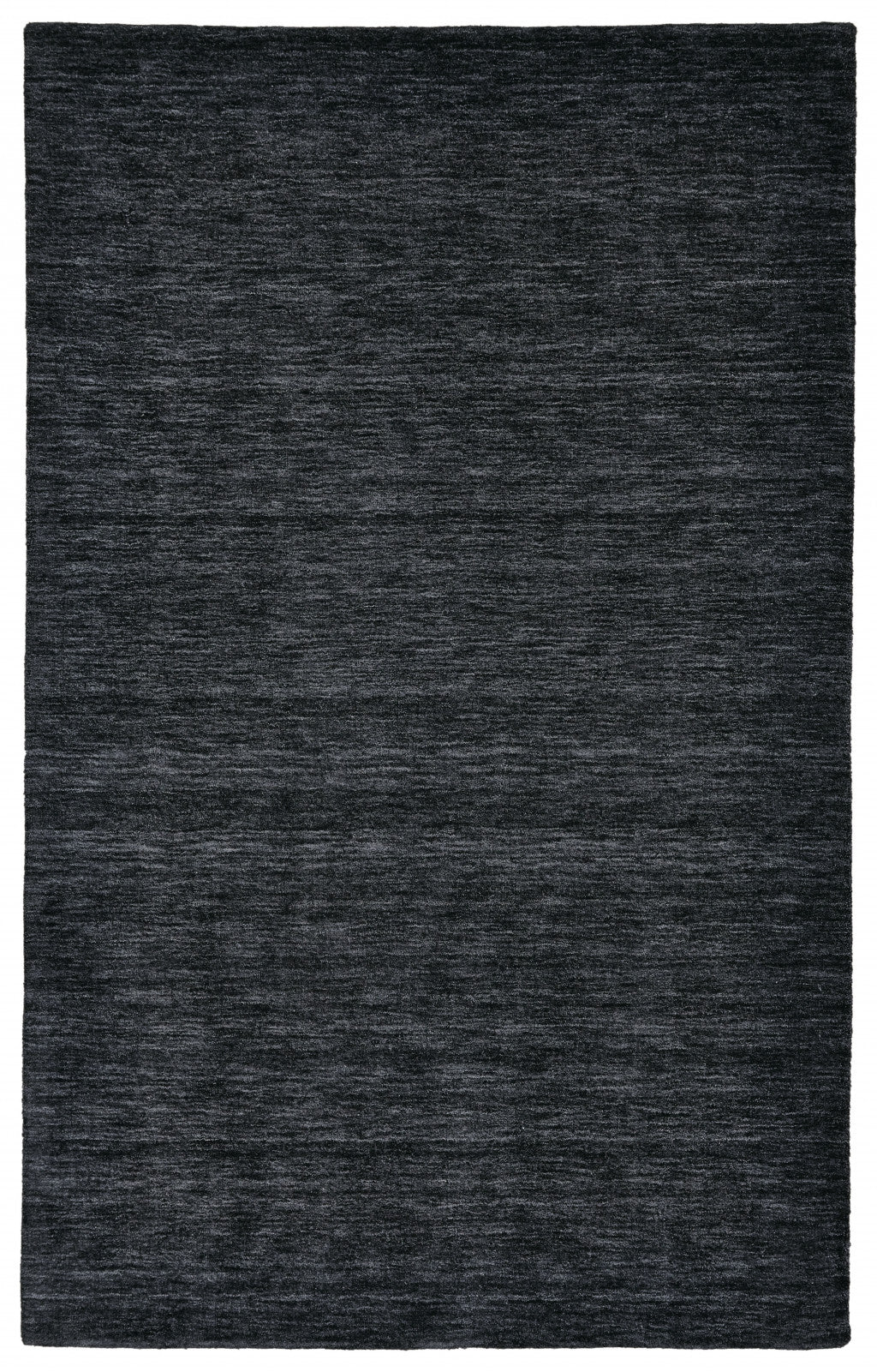 10' X 13' Black Wool Hand Woven Area Rug - 27.0" (L) x 180.0" (W) x 0.6" (H)