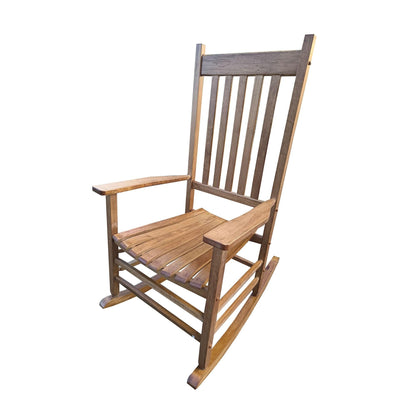 BALCONY PORCH ADULT ROCKING CHAIR Brown - FurniFindUSA