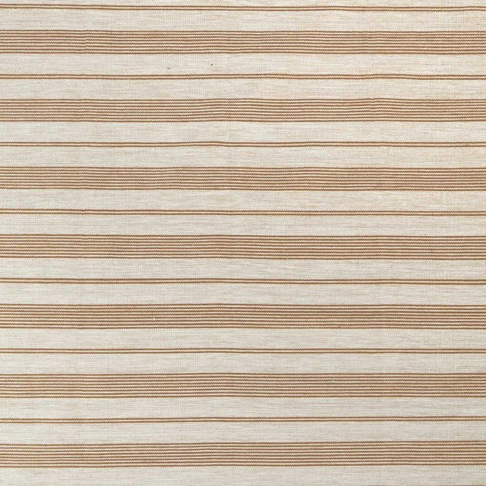 8' X 11' Brown and Ivory Striped Hand Woven Area Rug