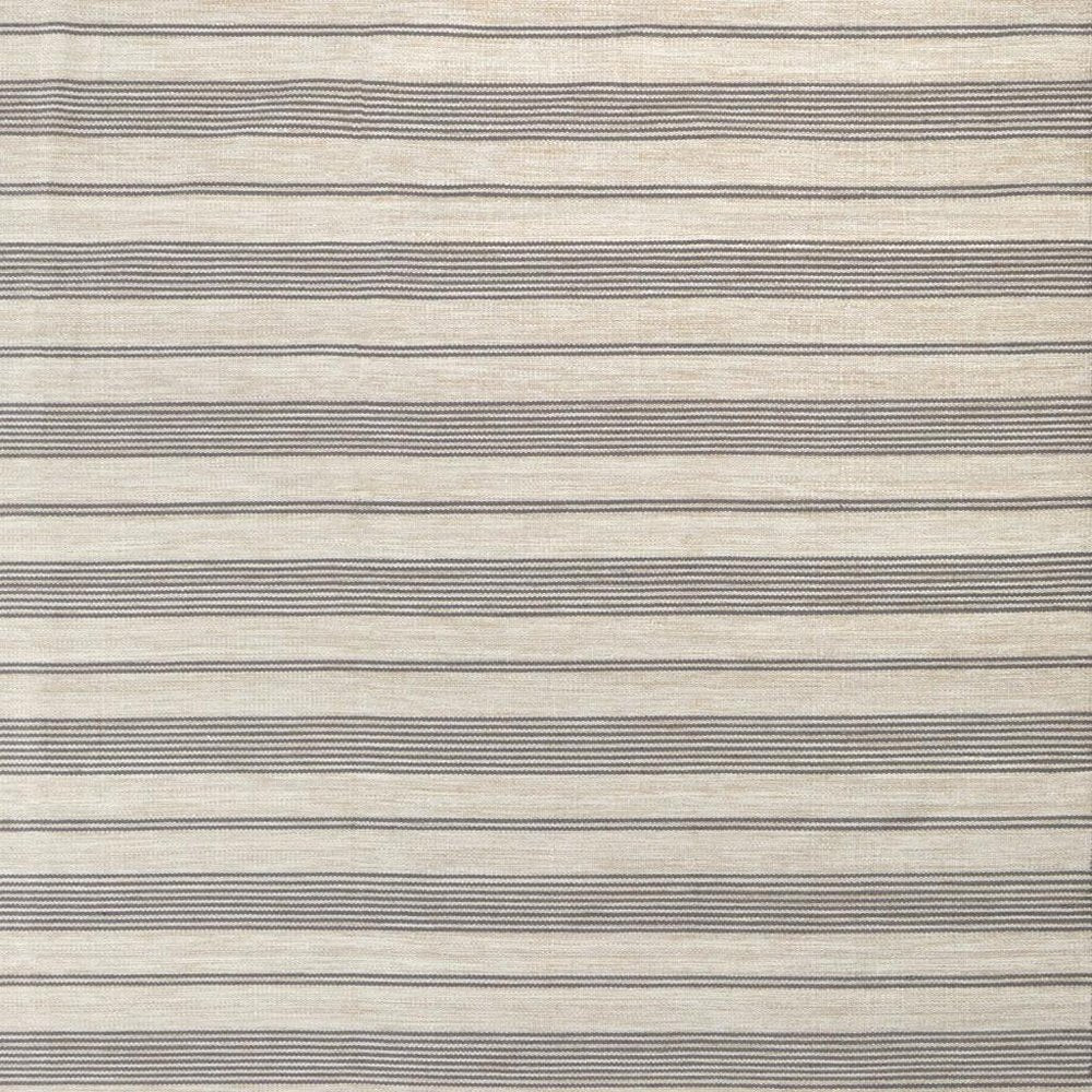 4' X 6' Gray and Ivory Striped Hand Woven Area Rug HomeRoots
