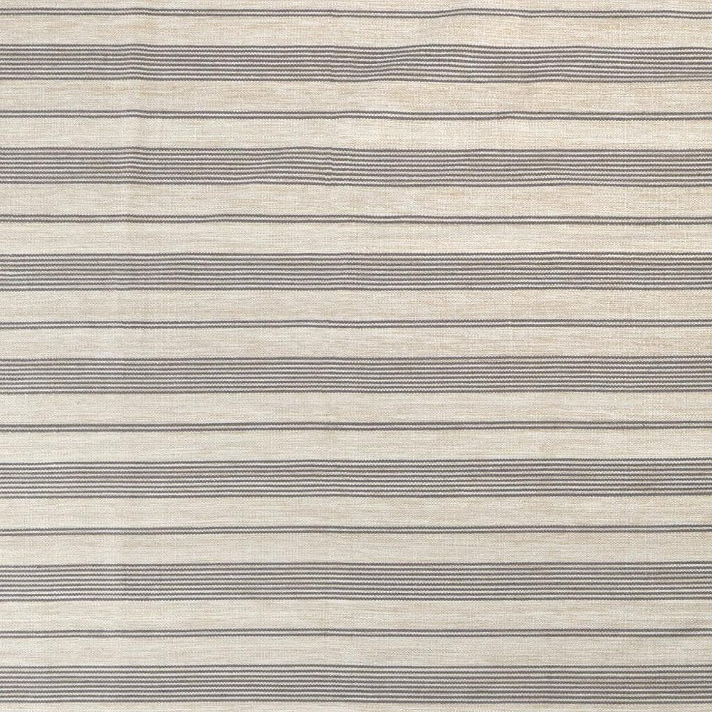 4' X 6' Gray and Ivory Striped Hand Woven Area Rug HomeRoots