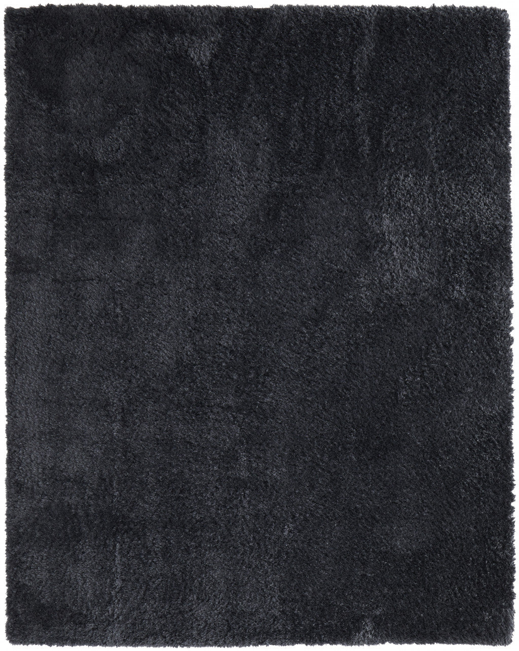 9' X 12' Black Shag Power Loom Area Rug - 108.0" (H) x 144.0" (W) x 2.09" (D)