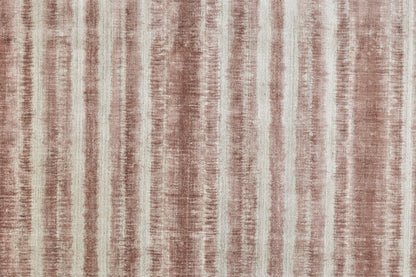 4' X 6' Tan Ivory And Pink Abstract Hand Woven Area Rug