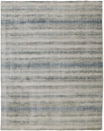 4' X 6' Tan Ivory And Pink Abstract Hand Woven Area Rug