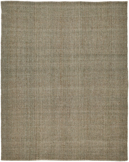 2' X 3' Gray Ivory And Blue Hand Woven Area Rug