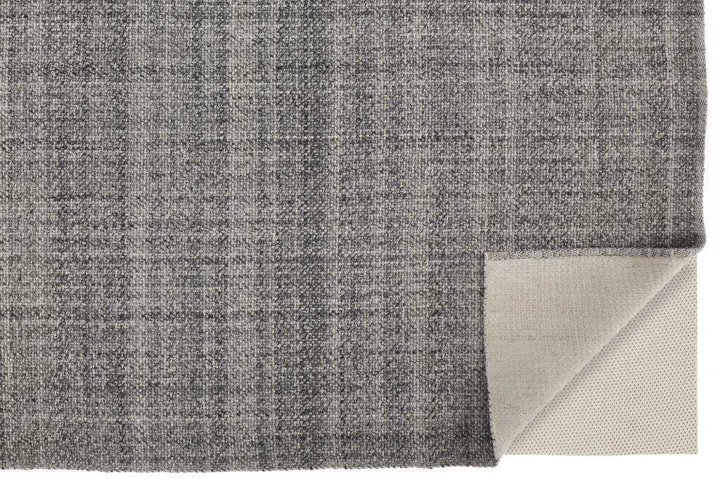 2' X 3' Gray And Ivory Hand Woven Area Rug - 45.0" (L) x 69.0" (W) x 1.0" (H)