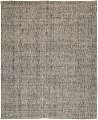 10' X 14' Beige and Gray Hand Woven Area Rug - 24.0" (L) x 36.0" (W) x 0.38" (H)