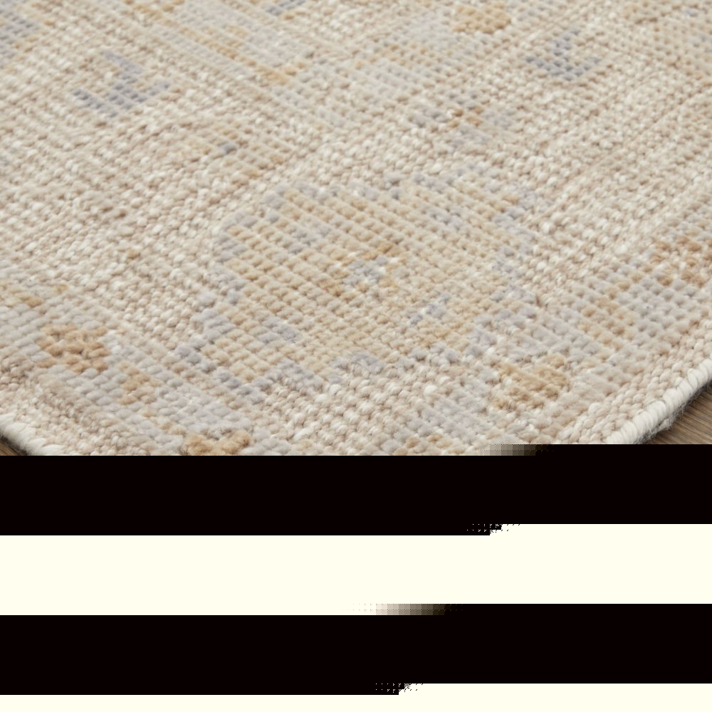 8' X 10' Ivory Tan And Blue Floral Hand Knotted Area Rug — view 59