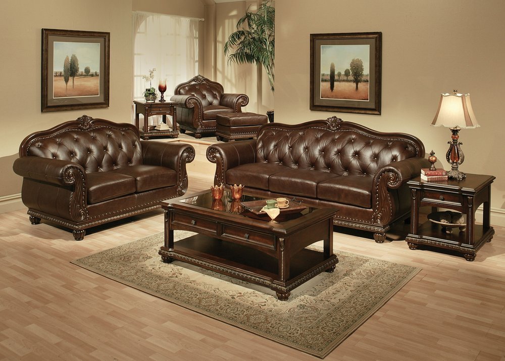 70" Espresso Faux Leather And Black Nailhead Love Seat HomeRoots