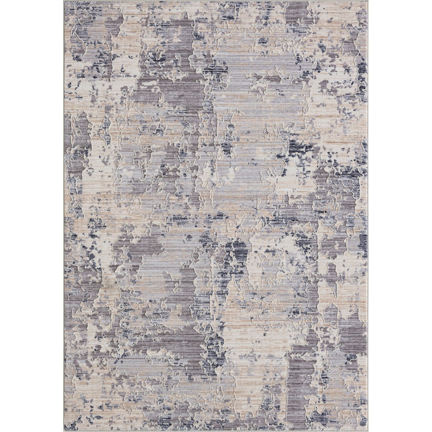 4' X 6' Gray Abstract Area Rug