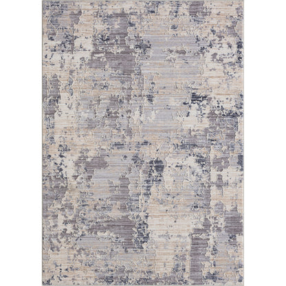 4' X 6' Gray Abstract Area Rug