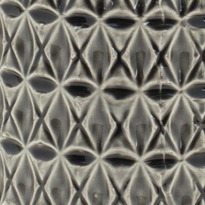 8" Gray Geometric Bud Terracotta Table Vase HomeRoots
