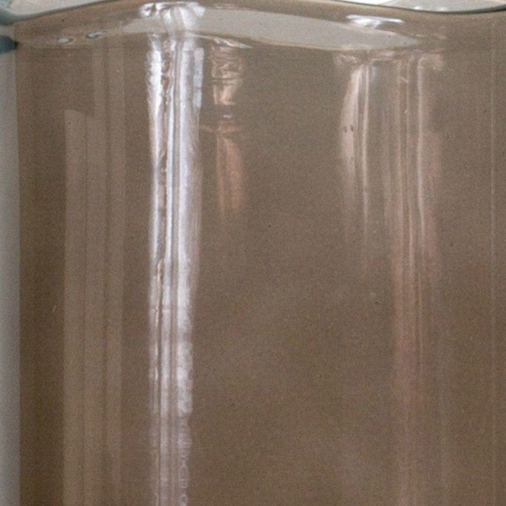 8" Brown Cylinder Glass Table Vase HomeRoots