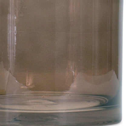 6" Brown Cylinder Glass Table Vase HomeRoots