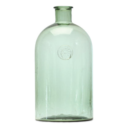 12" Green Bud Glass Table Vase HomeRoots