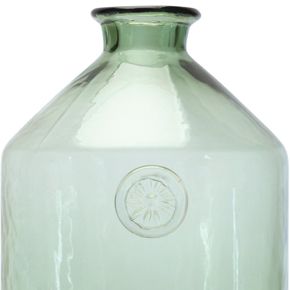 9" Sage Green Cylinder Glass Table Vase HomeRoots