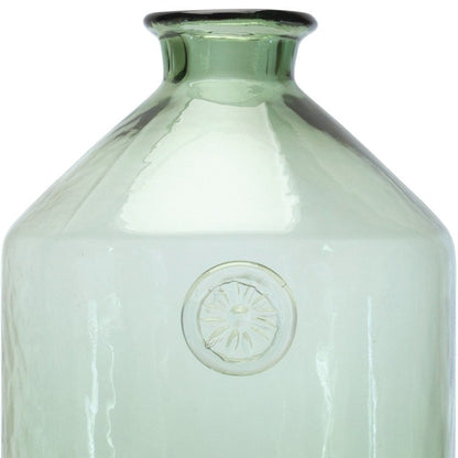 9" Sage Green Cylinder Glass Table Vase HomeRoots